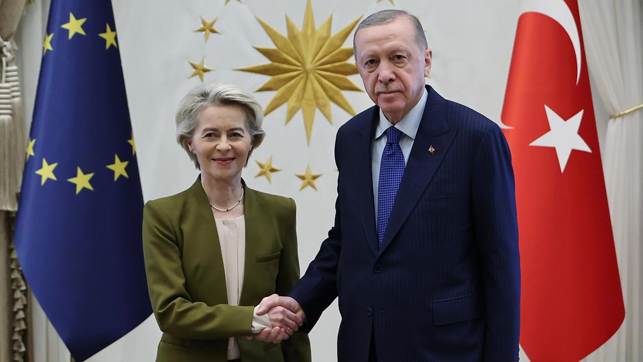 Cumhurbaşkanı Erdoğan'dan AB Komisyonu Başkanı von der Leyen'e Ziyaret