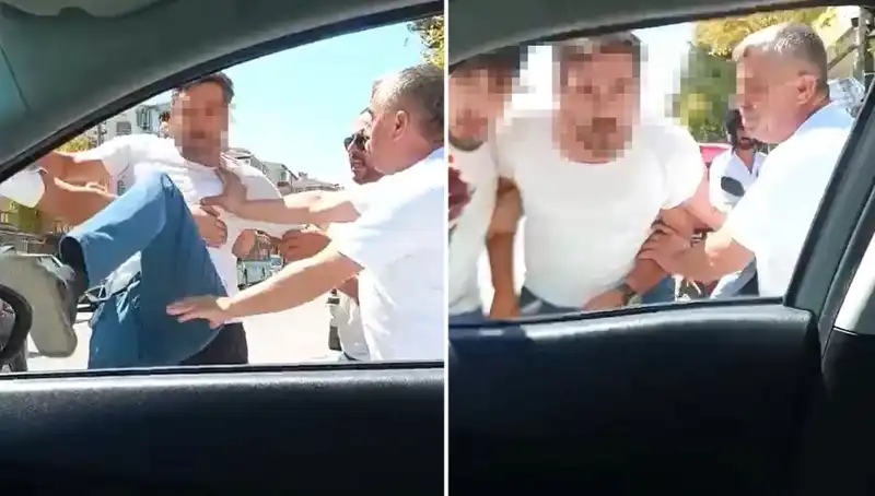 Dolmuş Şoförünün Trafikte Yarattığı Dehşet Anları Kameralara Yansıdı