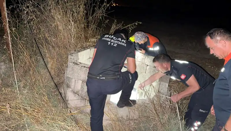 Burdur’da Kuyuya Düşen Kedi İtfaiye Ekipleri Tarafından Kurtarıldı!