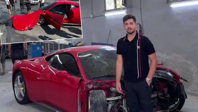 15 Milyon Dolarlık Ferrari Hurdaya Döndü: Sahibi "Binemeden Gitti" Dedi