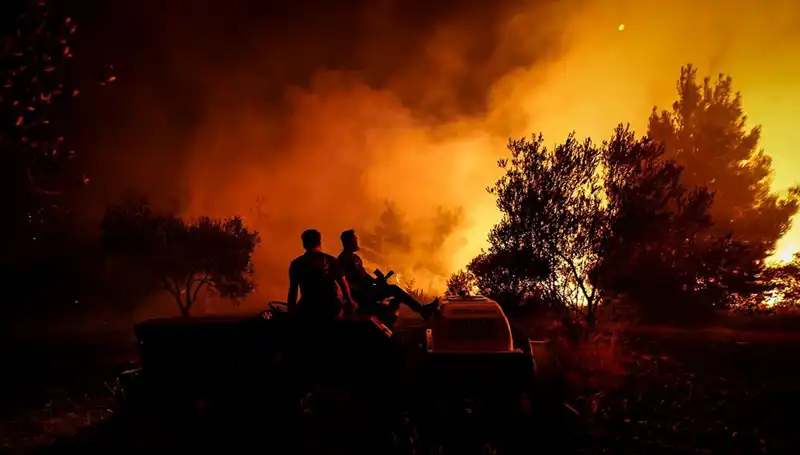 Çanakkale'deki Orman Yangını: 785 Kişi Güvenliğe Tahliye Edildi