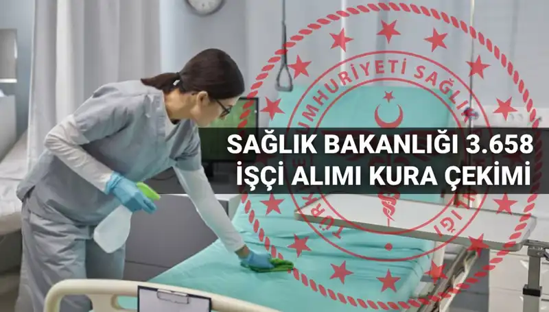 Sağlık Bakanlığı 3.658 İşçi Alımı Kura Takvimi 2025 Açıklandı!