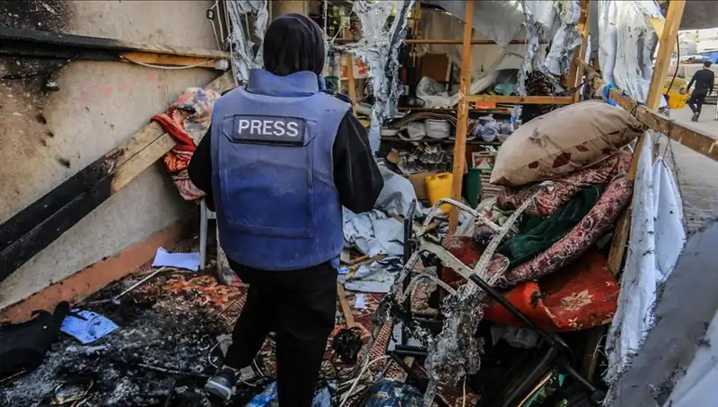 İsrail Ordusundan Şok Açıklama: Gazetecilerin Çadırı Hedef Alındı!